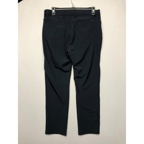 Greg Norman Men Flat Front Chino Golf Pants Size 36x32 Blue Polyester M128 -19 - Picture 13 of 15